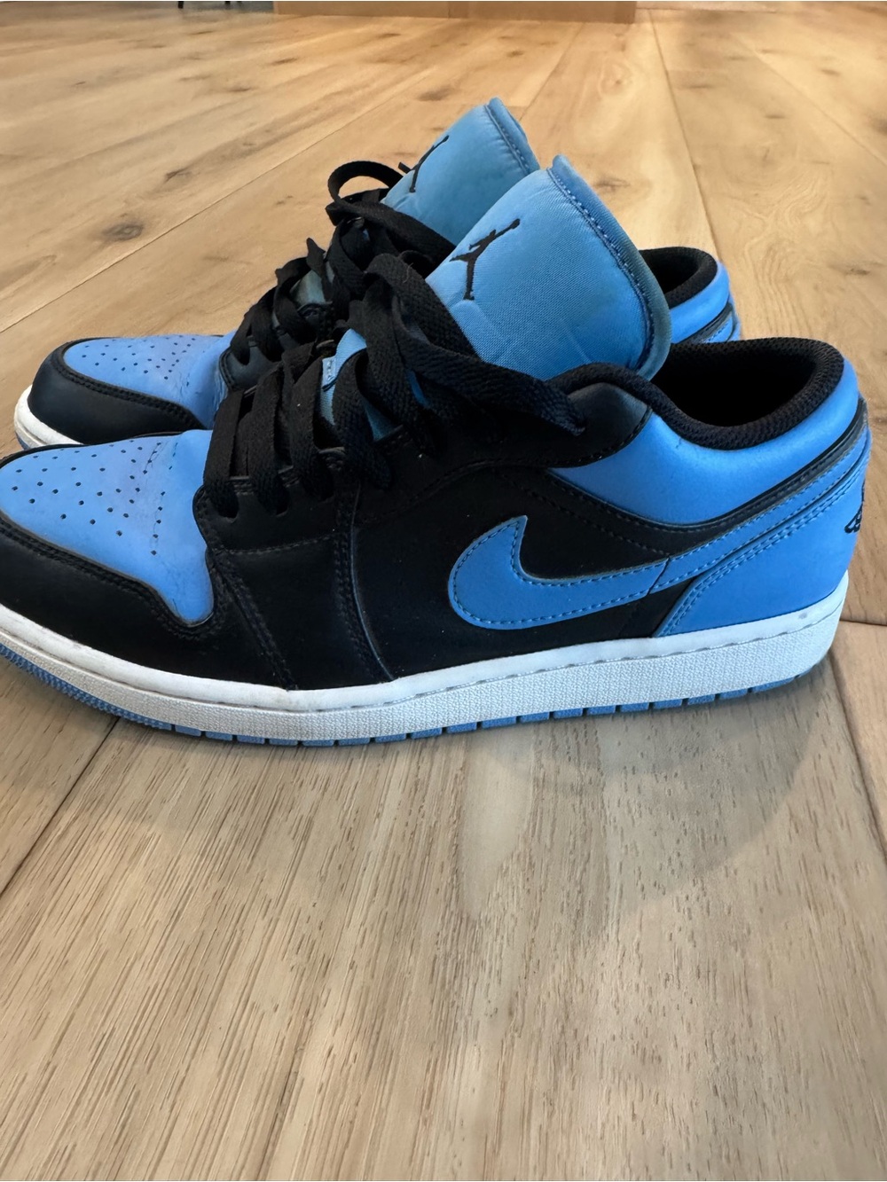 Nike Jordan University Blue and Black Low Dunk Men’s 10.5